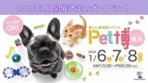 2024年1月開催予定の犬 イベント